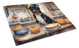 NEW Rottweiler Fall Kitchen Pumpkins Glass Cutting Board Decorative Tempered Glass Kitchen Cutting and Serving Board Large Size Chopping Board
