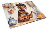 NEW Vizsla Fall Kitchen Pumpkins Glass Cutting Board Decorative Tempered Glass Kitchen Cutting and Serving Board Large Size Chopping Board