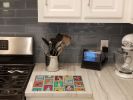 NEW Lots of Harlequin Natural Ears Great Dane Glass Cutting Board Decorative Tempered Glass Kitchen Cutting and Serving Board Large Size Chopping Boar