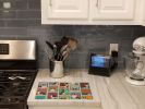 NEW Lots of Brindle Cardigan Corgi Glass Cutting Board Decorative Tempered Glass Kitchen Cutting and Serving Board Large Size Chopping Board