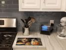 NEW Golden Retriever Fall Kitchen Pumpkins Glass Cutting Board Decorative Tempered Glass Kitchen Cutting and Serving Board Large Size Chopping Board