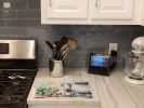NEW Bull Terrier The Chef Glass Cutting Board Decorative Tempered Glass Kitchen Cutting and Serving Board Large Size Chopping Board