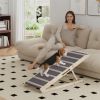Dog Ramp for Couch, Foldable Pet Ramp for Small to Large Dog, 4 Adjustable Height from 16" to 23.5"