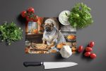 NEW Shar Pei Fall Kitchen Pumpkins Glass Cutting Board Decorative Tempered Glass Kitchen Cutting and Serving Board Large Size Chopping Board